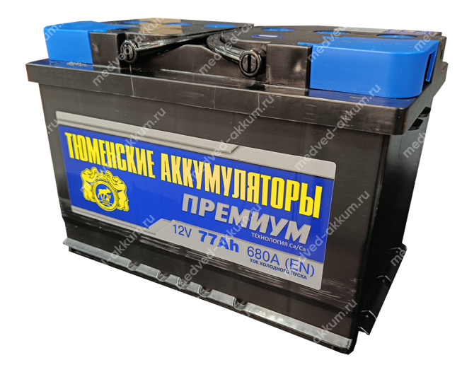 Тюмень Premium 77 Ач пр. L3