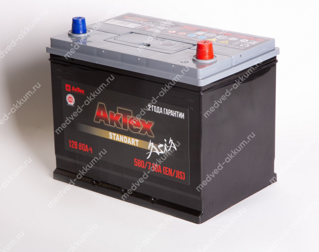АкТех Standart Азия 80 Ач обр. D26L