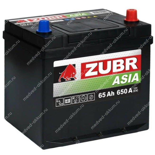 ZUBR Premium Asia 65 Ач обр. D23L