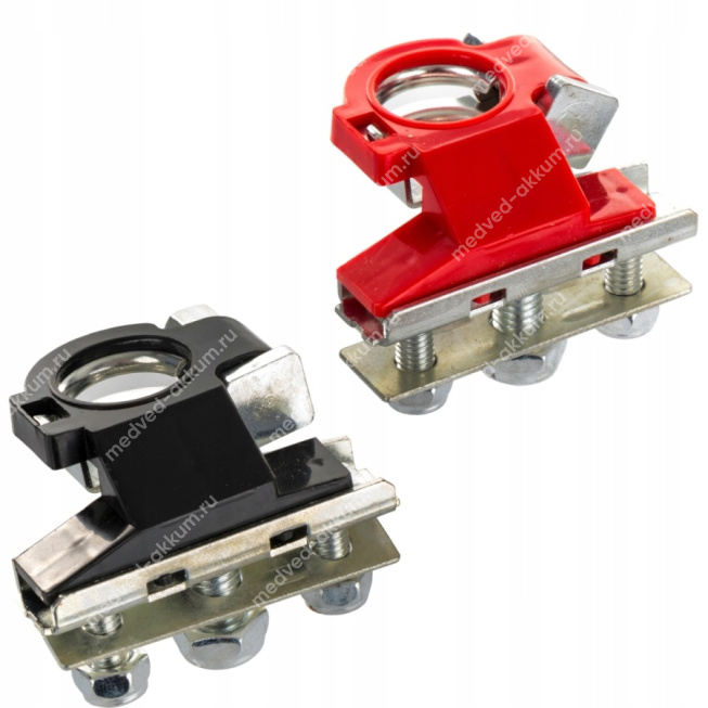 Клеммы АКБ AVS BTK-12E (EURO) к-т 2 шт.