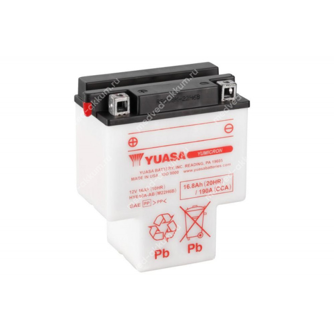 GS Yuasa 16 Ач HYB16A-AB