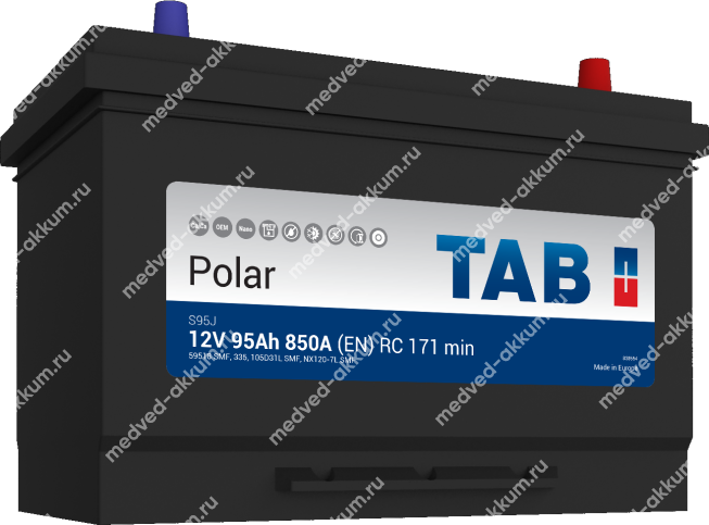 TAB Polar 95 Ач обр. D31L (59518)