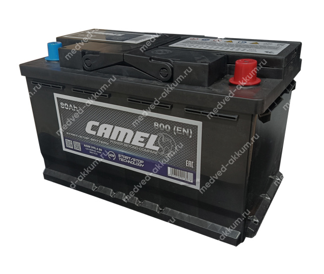 Camel AGM 80 Ач обр. L4