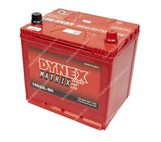 Dynex Matrix 65 Ач обр. 75D23L