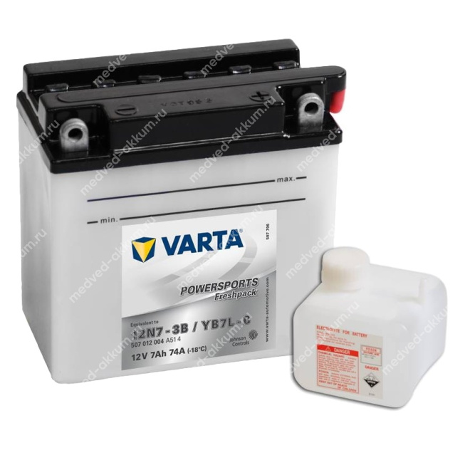 Varta 7 Ач 507012004 (YB7L-B)
