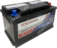 Yokohama EFB 75 Ач (DIN75) обр.низ. LB4