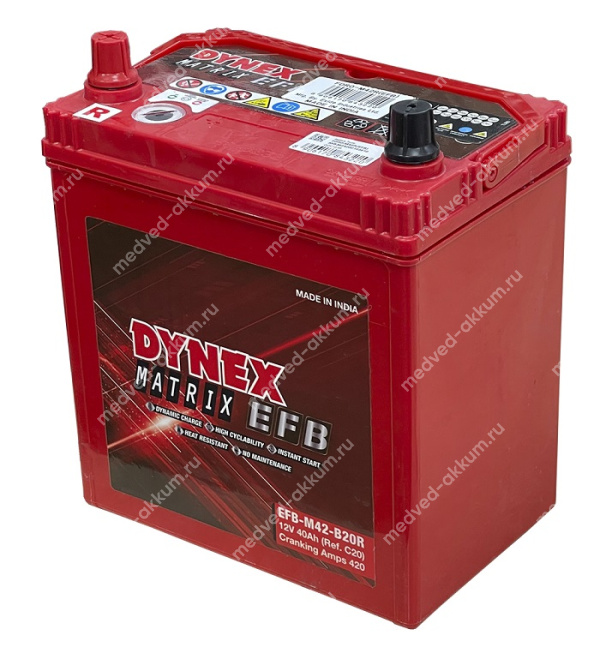 Dynex Matrix EFB 40 Ач пр. M42-B20R