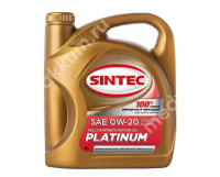 Масло моторное Sintec Platinum 0W-20, SP, GF-6 (4л.) синт.