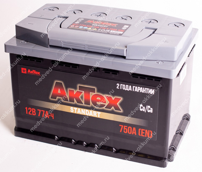 АкТех Standart 77 Ач обр. L3