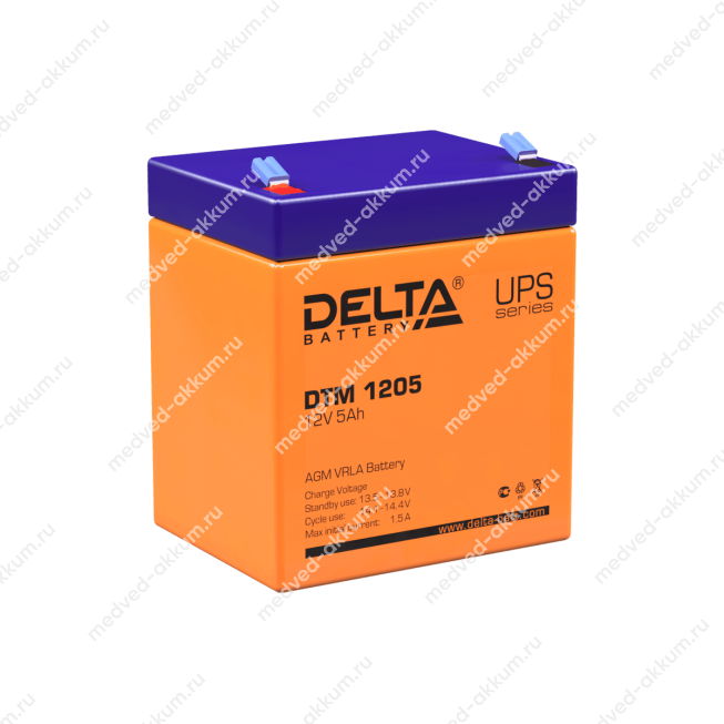 Delta DTM 1205 12V 5 Ач