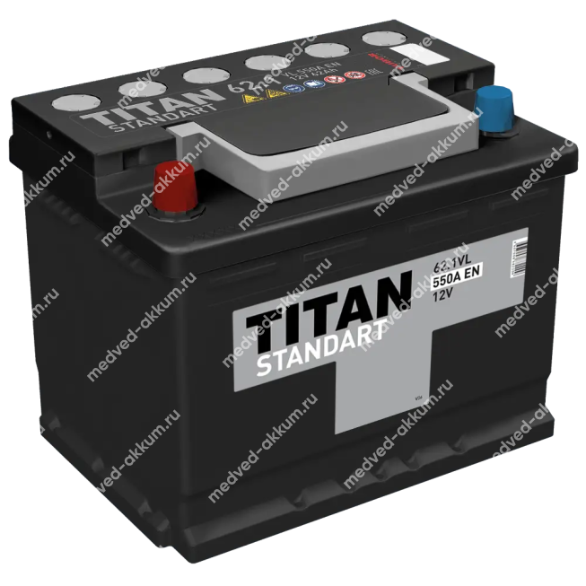 Titan Standart 62 Ач пр. L2