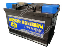 Тюмень Premium 77 Ач пр. L3