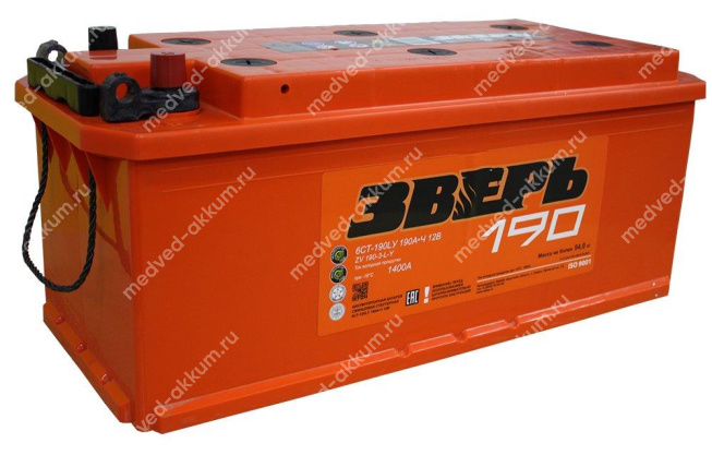 Зверь 190 Ач унив. рос. B