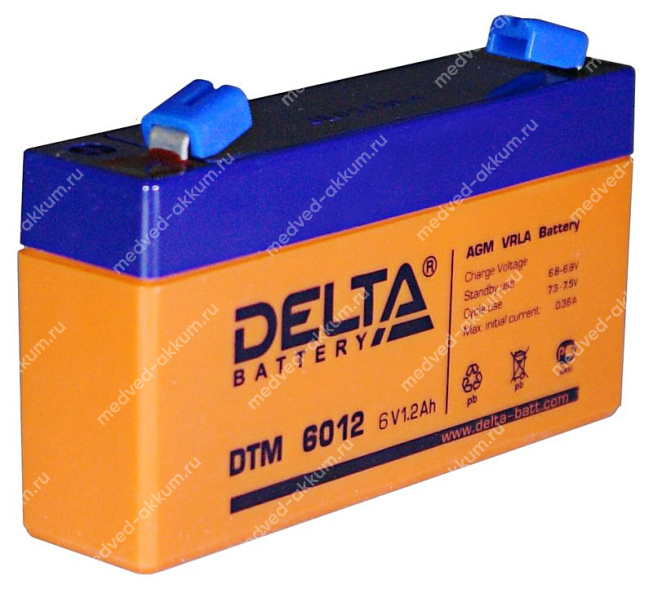 Delta DTM 6012 6V 1,2 Ач