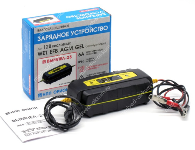 Зарядное устройство Вымпел-23 3-300Ah 14,1/14,8/13,6V AGM, EFB, GEL, WET Ag