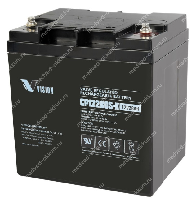 Vision CP12280 S-X 12V 28 Ач